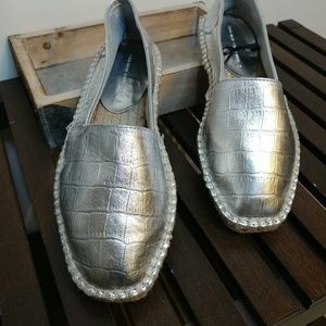 Zara Silver stylish shoes